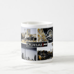 Dubai - Förenade Arabemiraten - Mosaic - Kaffemugg