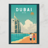 Dubai Förenade Arabemiraten Retro Resa Konst