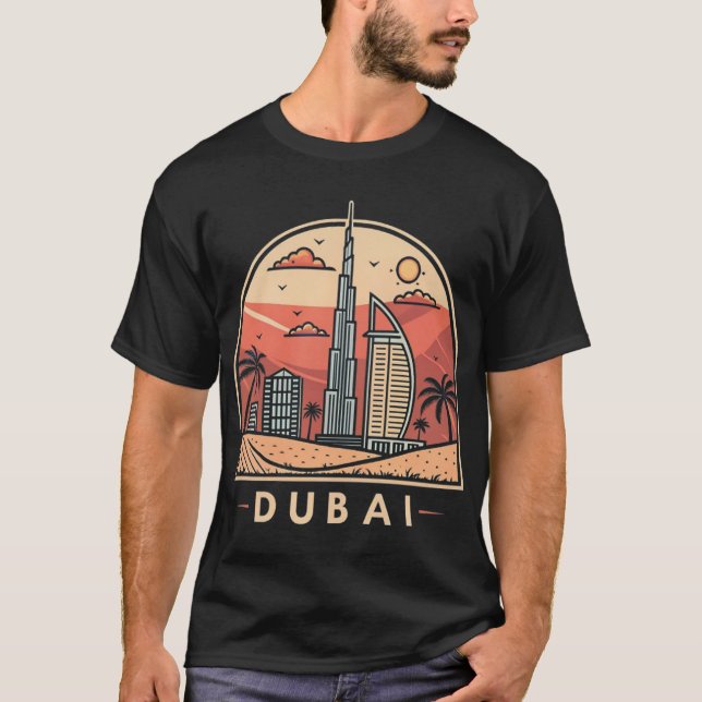 DUBAI, Förenade Arabemiraten T Shirt (Framsida)