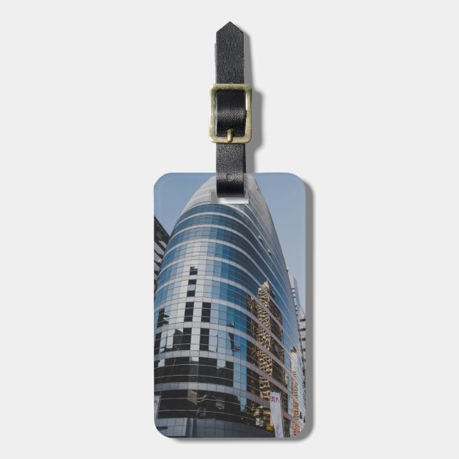 Dubai glass skyscraper bagagebricka (Vertikal Framsida)