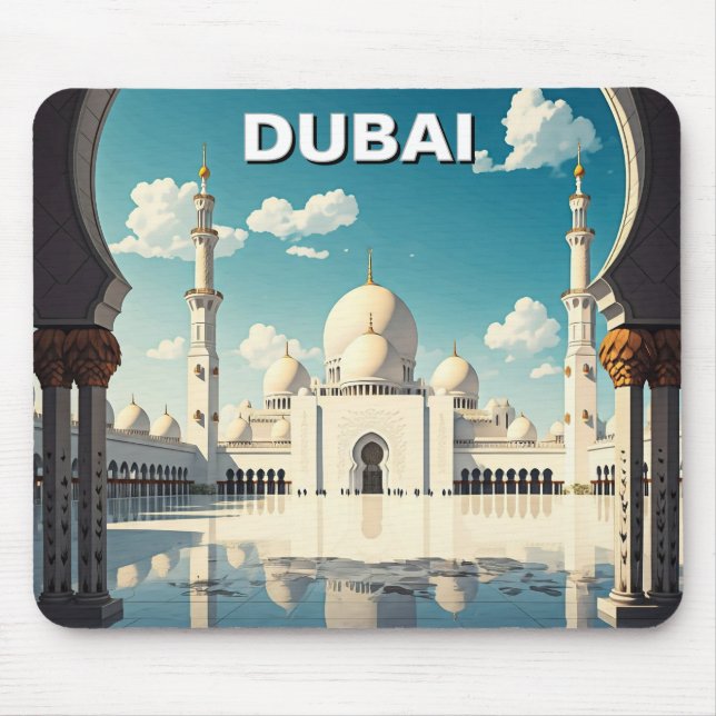 Dubai Grand Mosque UAE Travel Musmatta (Framsidan)