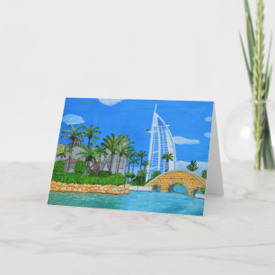 Dubai Greeting-kort Tack Kort