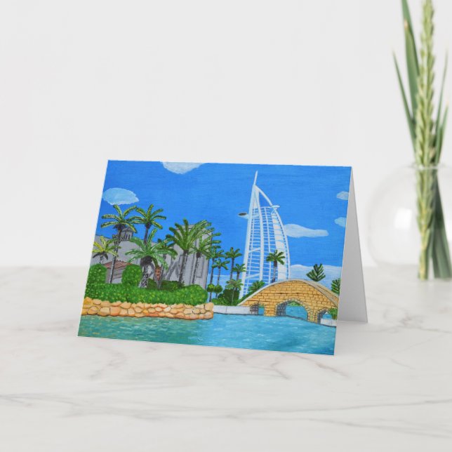 Dubai Greeting-kort Tack Kort (Framsida)