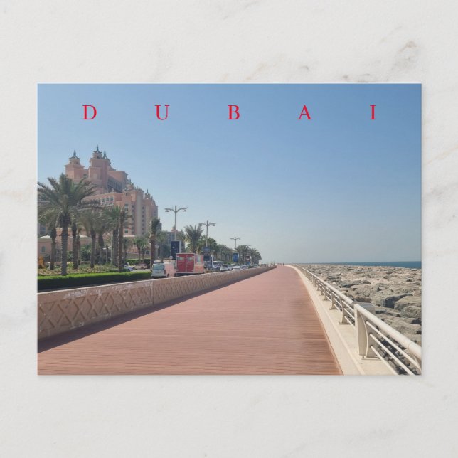 Dubai Handflatan Jumeirah Boardgångwvykort Vykort (Framsida)
