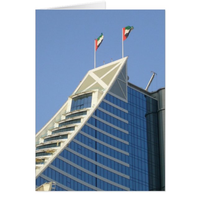 dubai-hotell hälsningskort (Framsidan)