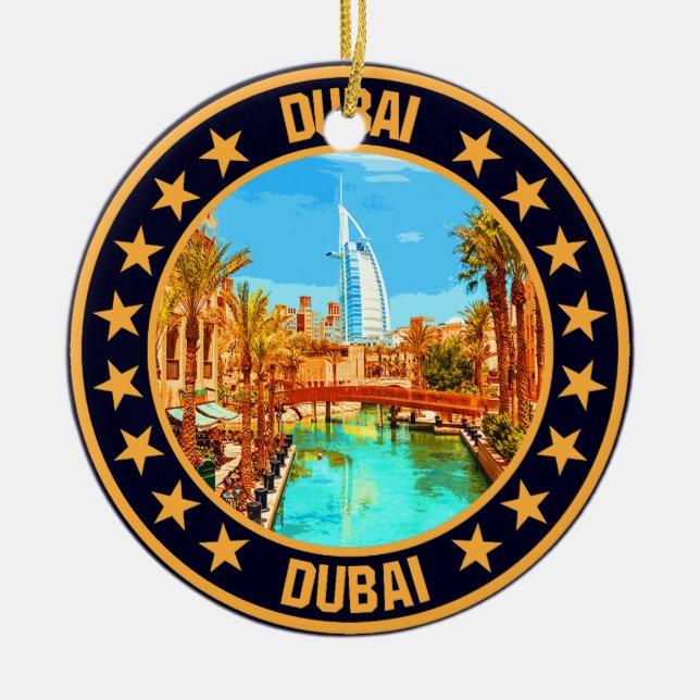 Dubai Julgransprydnad Keramik (Framsidan)