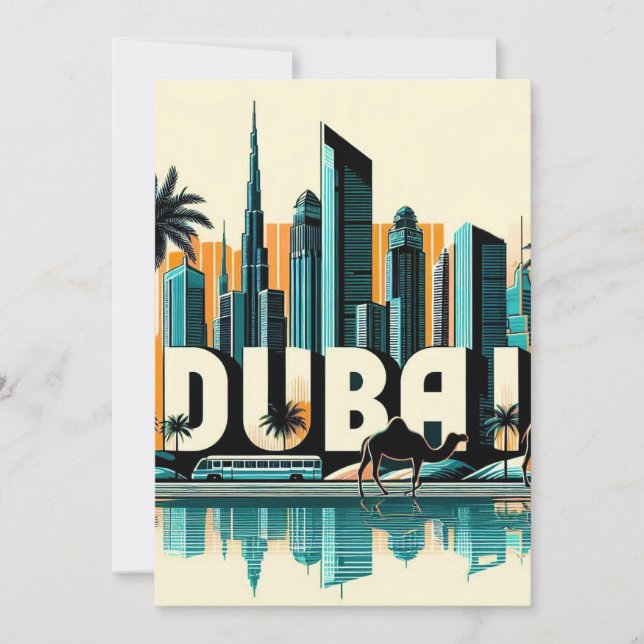 Dubai Julkort (Framsida)
