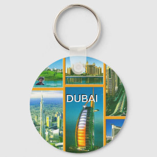 Dubai Keychain vid Mojisola en Gbadamosi Okubule Nyckelring