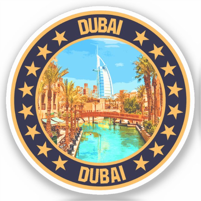 Dubai Klistermärken (Framsida)