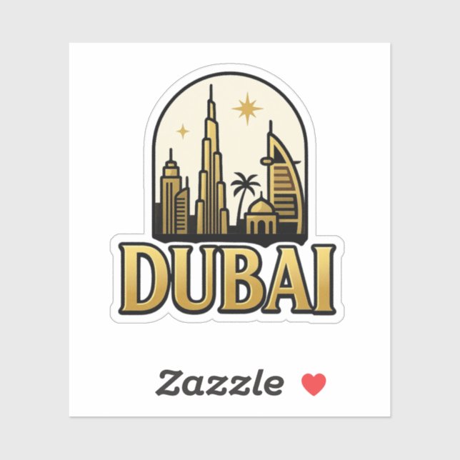Dubai Klistermärken (Ark)