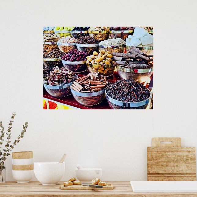 Dubai kryddmarknad poster (Kök)