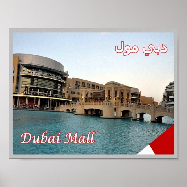 Dubai - Mall - Största shopping - Poster (Framsidan)