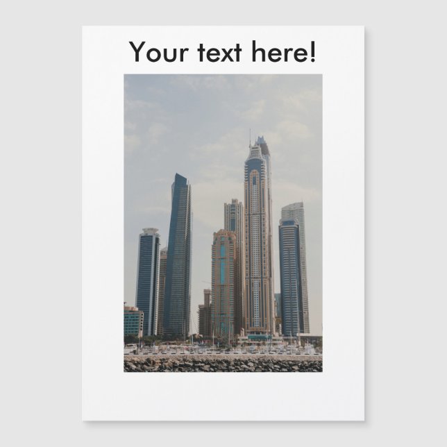 Dubai Marina-arkitektur (Framsida)