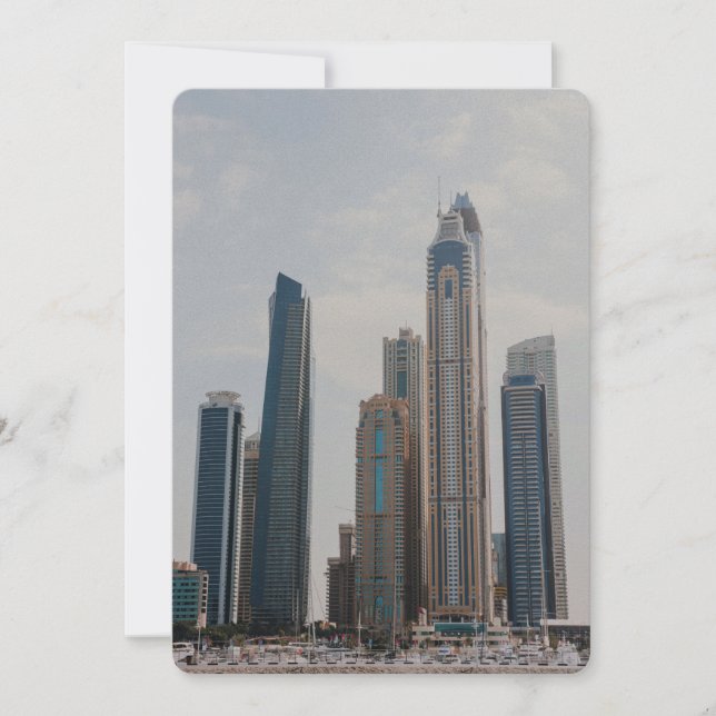 Dubai Marina-arkitektur (Framsida)