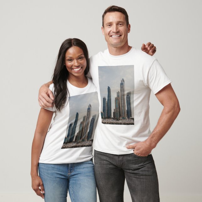 Dubai Marina-arkitektur T Shirt (Unisex)