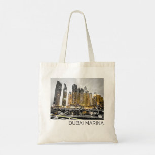 Dubai Marina City UAE Skyline Vintage Panorama Tygkasse