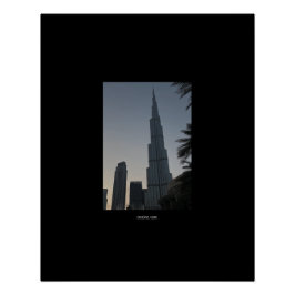 Dubai Minimalist-utskrift Perfect Poster