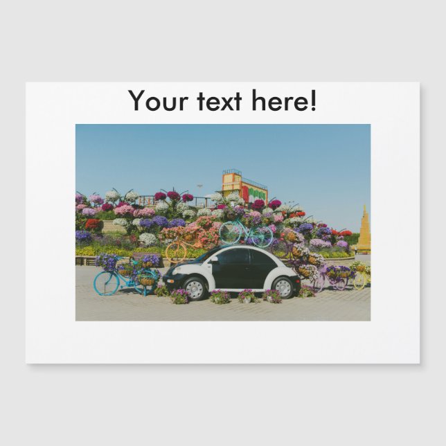 Dubai Miracle Garden car (Framsida)