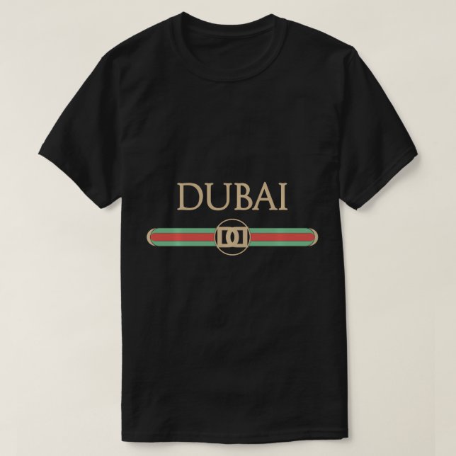 Dubai Mode Souvenir Gift UAE Långärmad T-Shir T Shirt (Design framsida)