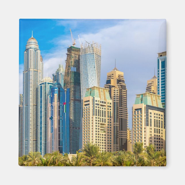 Dubai moderna skyscraper Corniche Magnet (Framsidan)