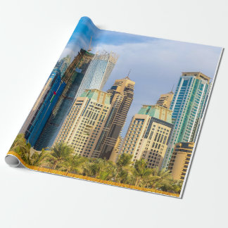 Dubai moderna skyscraper Corniche Presentpapper