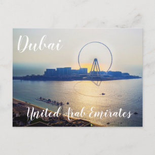 Dubai Öga Förenade Arabemiraten vykort