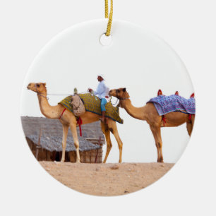 Dubai öken julgransprydnad keramik