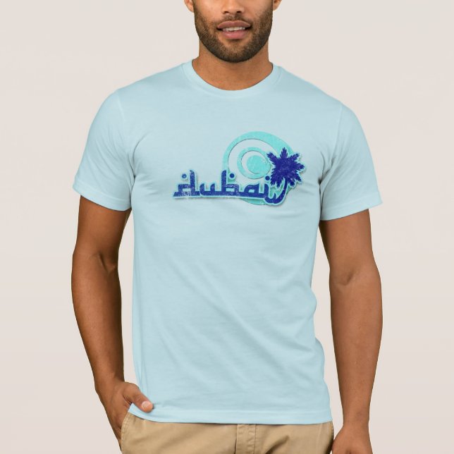 Dubai på nätterna t-shirt (Framsida)