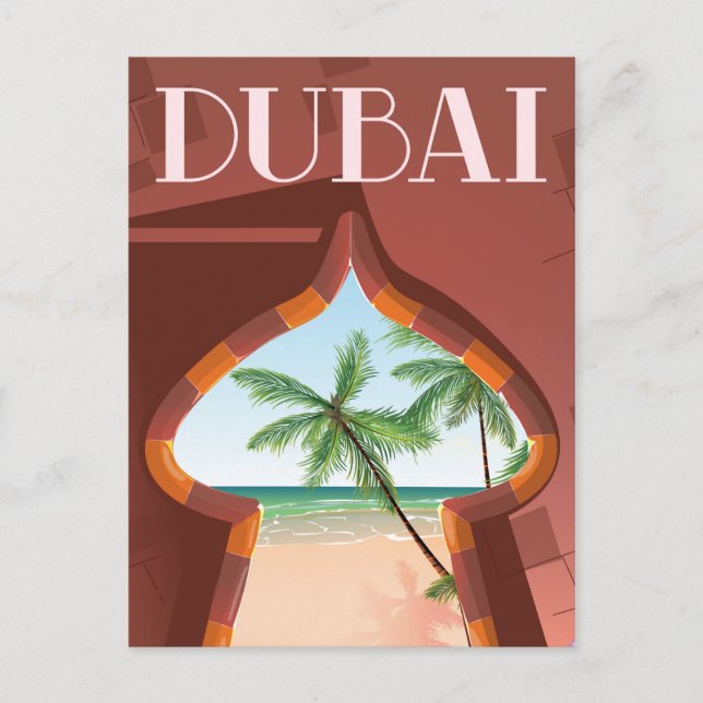 Dubai Palace Resoreraffisch Vykort (Framsida)