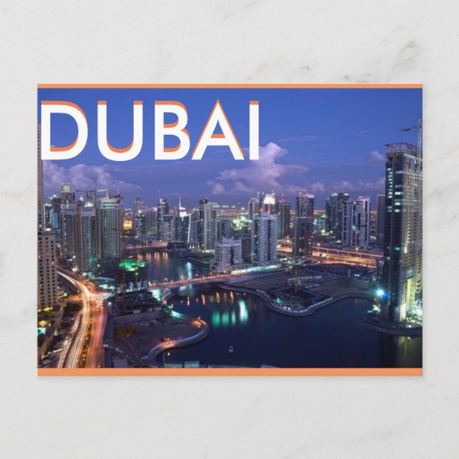 DUBAI POSTCARD FRÅN MOJI GBADAMOSI VYKORT (Framsida)