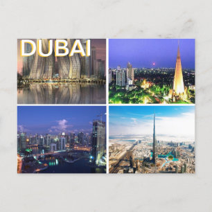 DUBAI POSTCARD FRÅN MOJISOLA A GBADAMOSI VYKORT