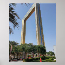 Dubai Ram byggnad i Zabeel Park