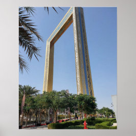 Dubai Ram byggnad i Zabeel Park Poster