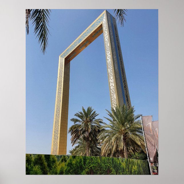 Dubai Ram byggnad i Zabeel Park Poster (Framsidan)