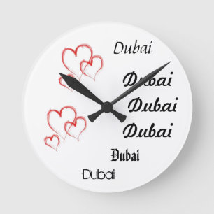 Dubai Rund Klocka