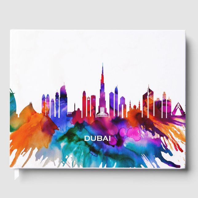 Dubai Skyline Gästböcker (Framsida)