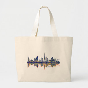Dubai Skyline Jumbo Tygkasse