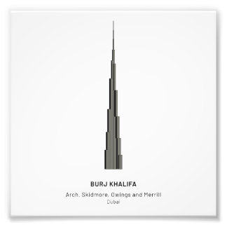 Dubai Skyscraper - Fotoutvidgning Fototryck