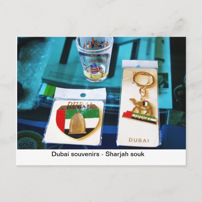 DUBAI SOUVENIRS VYKORT (Framsida)