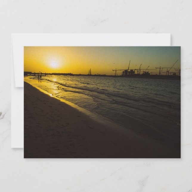 Dubai strand sunset (Framsida)