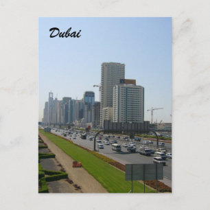 dubai street vykort
