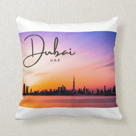 Dubai Sunset Pillow  Kudde