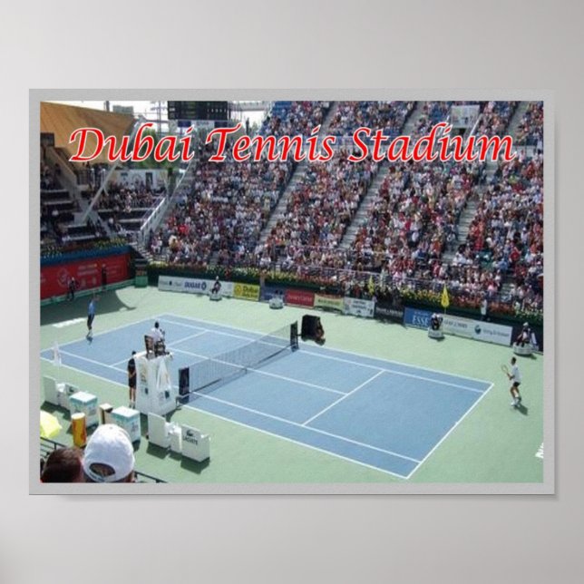 Dubai - Tennis Stadium - Poster (Framsidan)