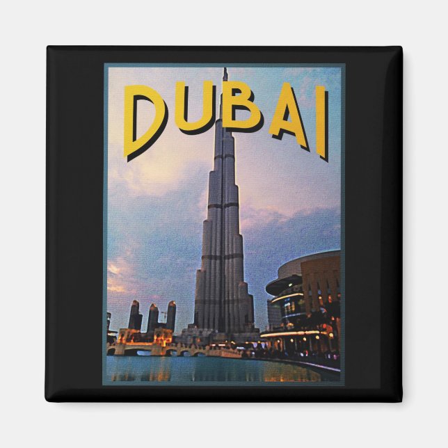 Dubai Travel Magnet (Framsidan)