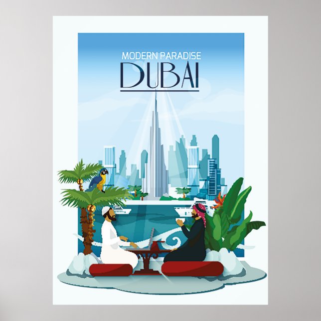 Dubai Travel Poster (Framsidan)