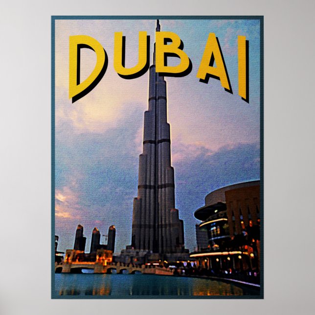 Dubai Travel Poster (Framsidan)