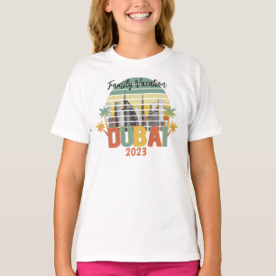 Dubai Travel Tourist Vacation Group Matching T-Shi T Shirt