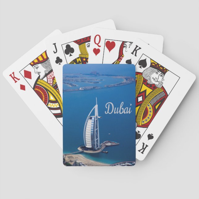 Dubai UAE Burj Al Arab Casinokort (Baksidan)