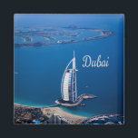 Dubai UAE Burj Al Arab Magnet<br><div class="desc">Dubai UAE Burj Al ArabOnly 7 stjärnhotell i Förenade Arabemiraten i den persiska Bukt formade som en arabisk frakt.  Vackra och ikoniska</div>
