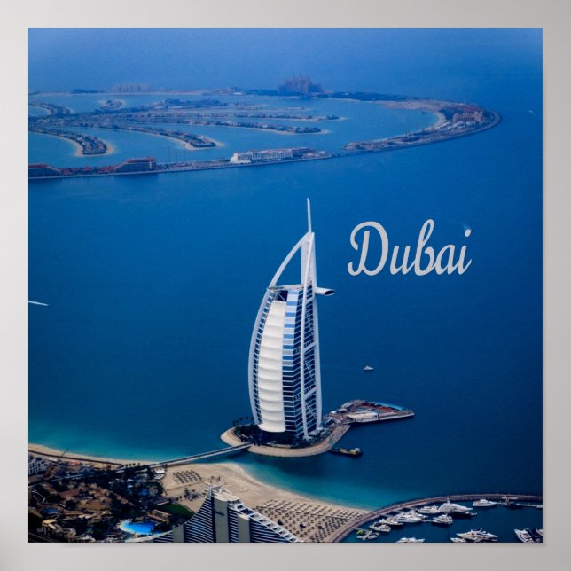 Dubai UAE Burj Al Arab Poster (Framsidan)